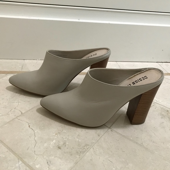 Design Lab Leather Mules - Size 7.5 - Picture 1 of 6